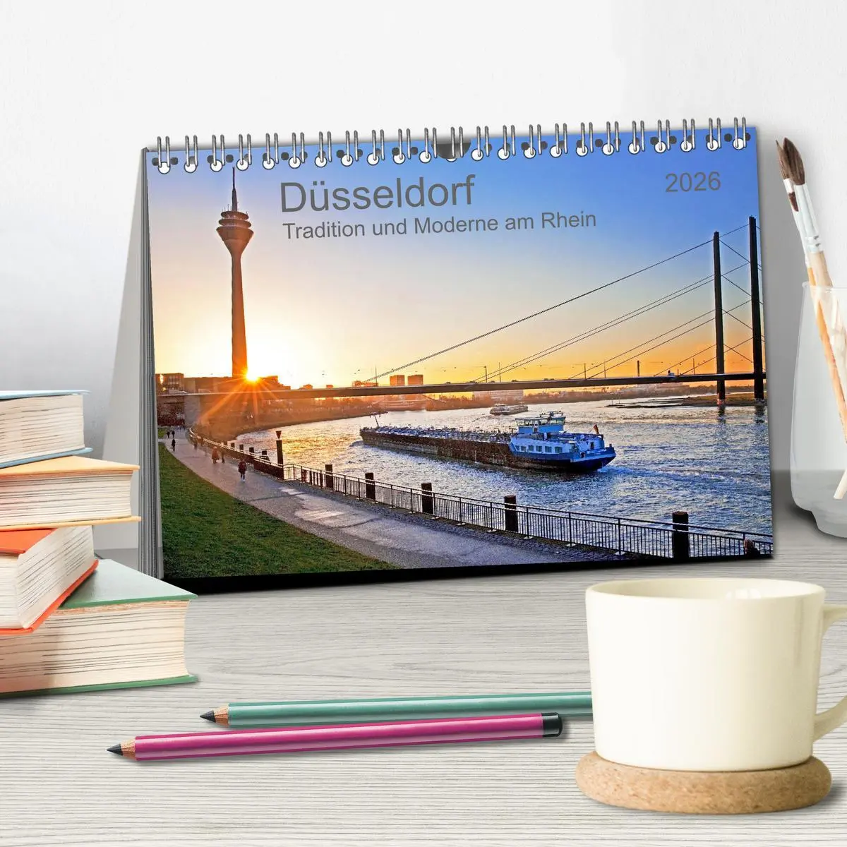 Bild: 9783457762554 | Düsseldorf - Tradition und Moderne am Rhein (Tischkalender 2026 DIN...
