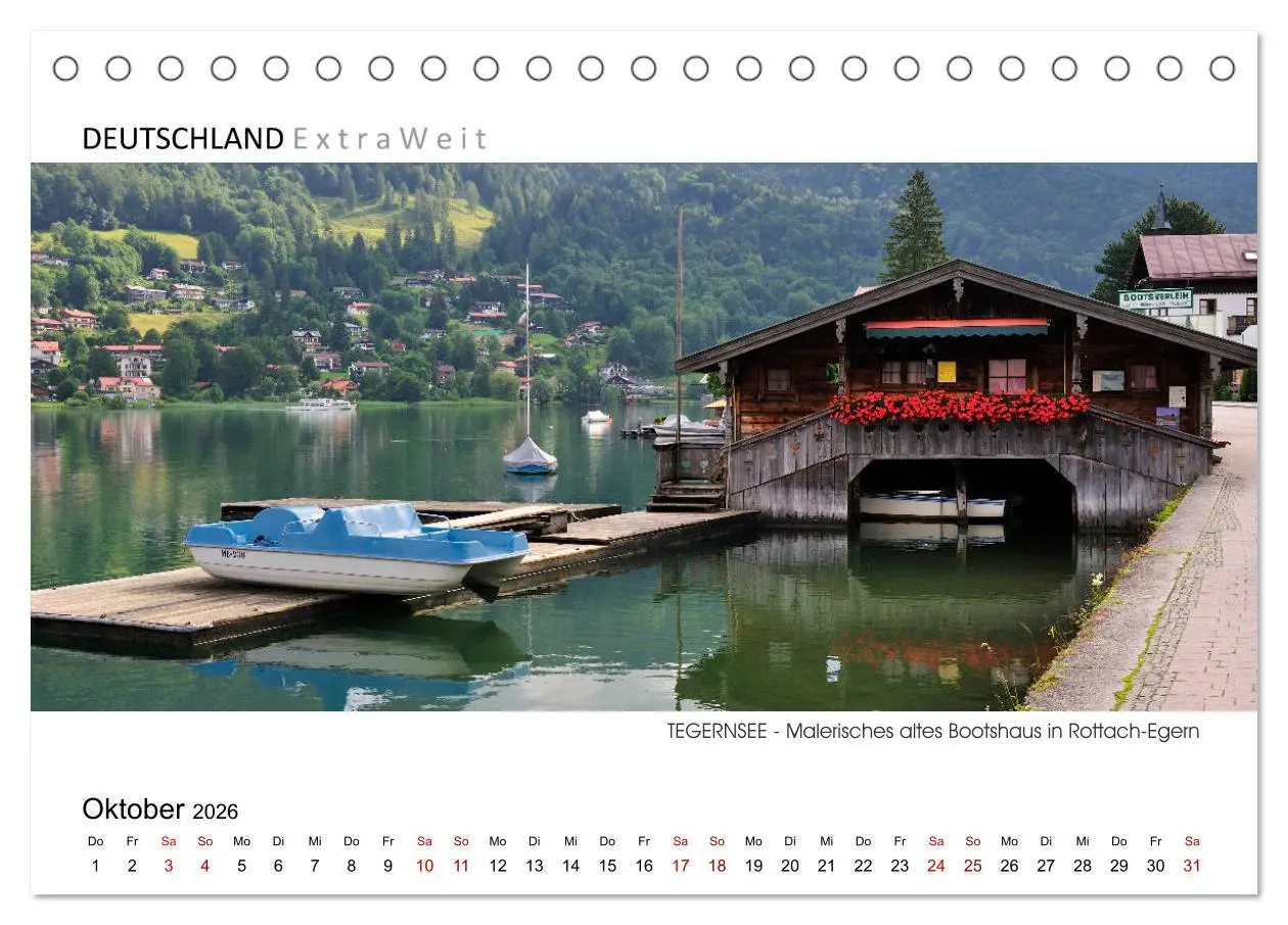 Bild: 9783457832554 | Weißblaue Impressionen vom Tegernsee (Tischkalender 2026 DIN A5...
