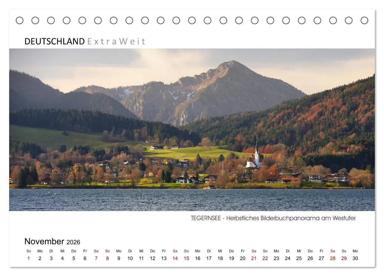 Bild: 9783457832554 | Weißblaue Impressionen vom Tegernsee (Tischkalender 2026 DIN A5...