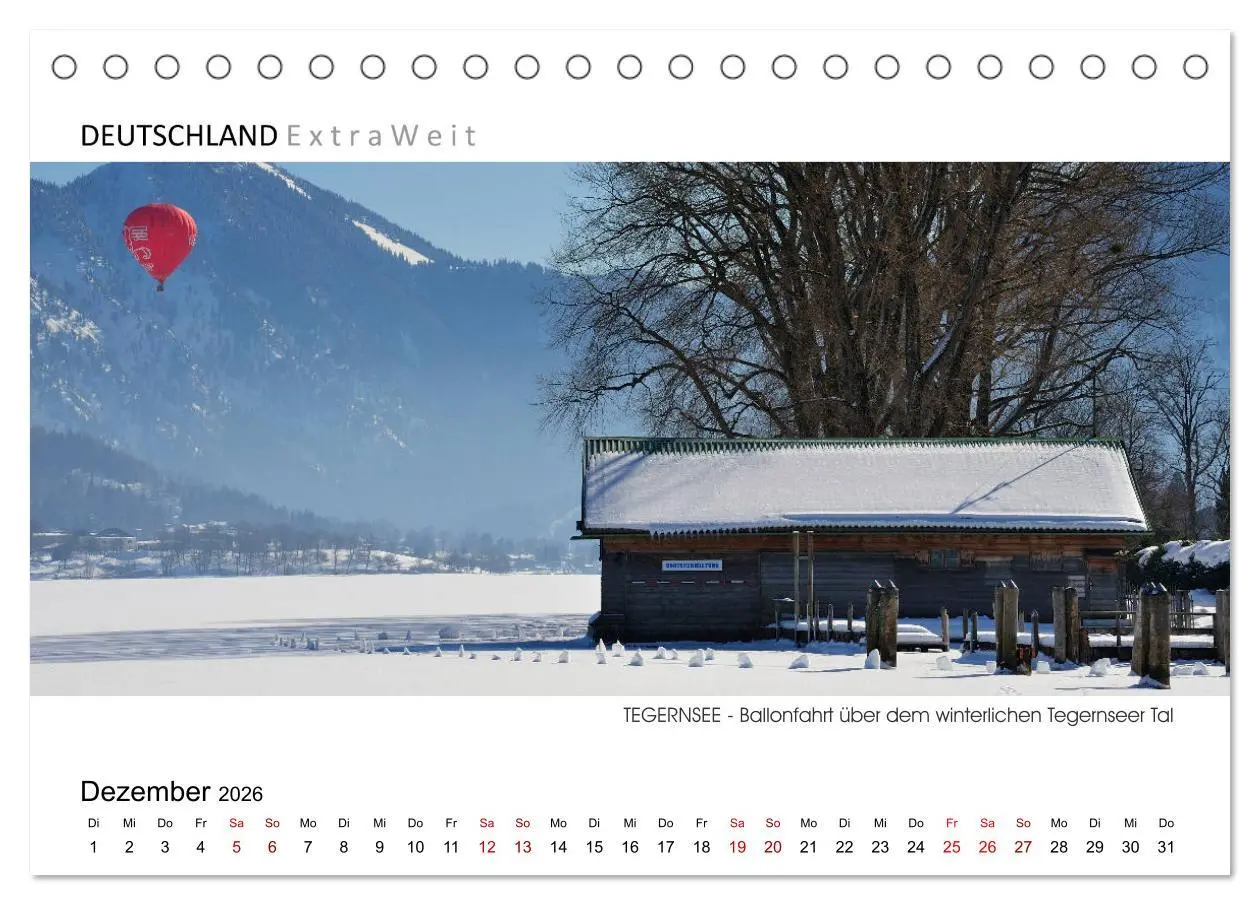 Bild: 9783457832554 | Weißblaue Impressionen vom Tegernsee (Tischkalender 2026 DIN A5...
