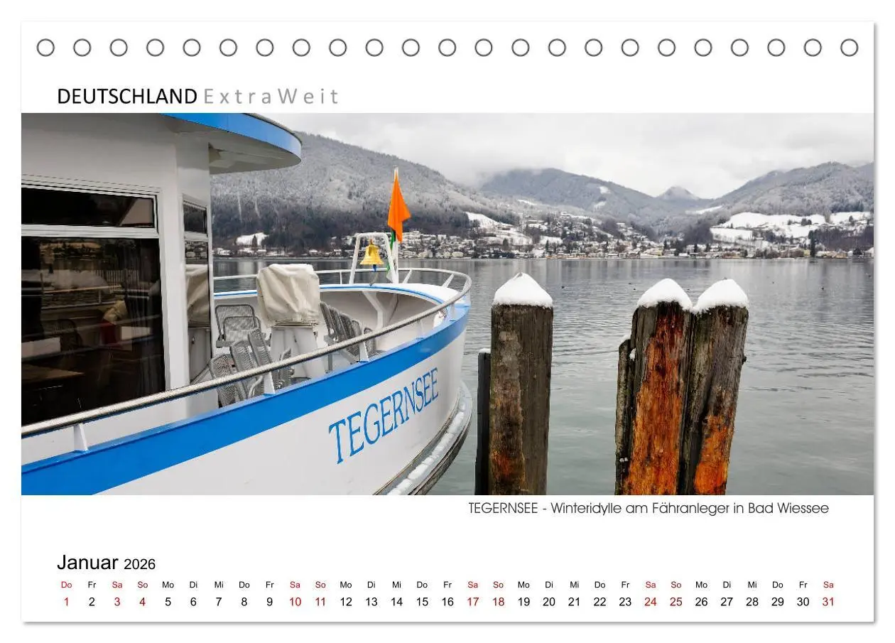 Bild: 9783457832554 | Weißblaue Impressionen vom Tegernsee (Tischkalender 2026 DIN A5...