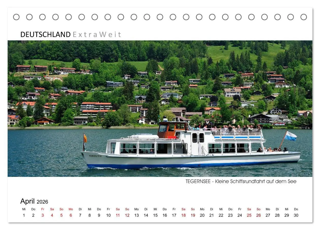 Bild: 9783457832554 | Weißblaue Impressionen vom Tegernsee (Tischkalender 2026 DIN A5...