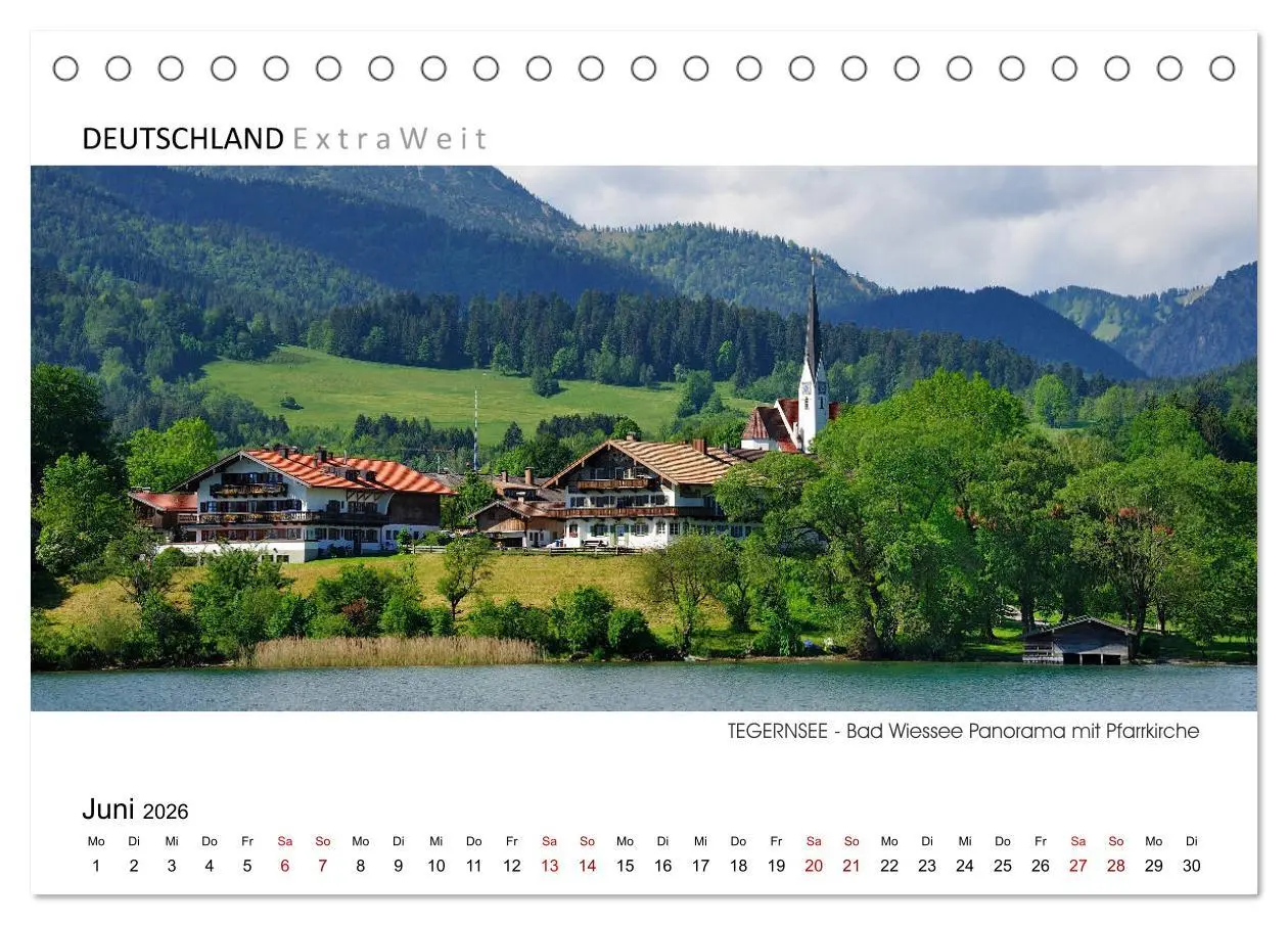 Bild: 9783457832554 | Weißblaue Impressionen vom Tegernsee (Tischkalender 2026 DIN A5...