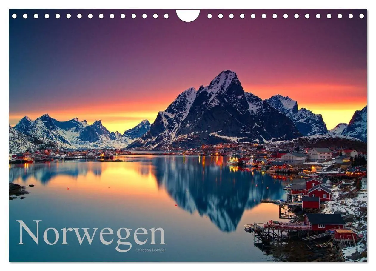 Cover: 9783594212554 | Norwegen (Wandkalender 2027 DIN A4 quer), CALVENDO Monatskalender