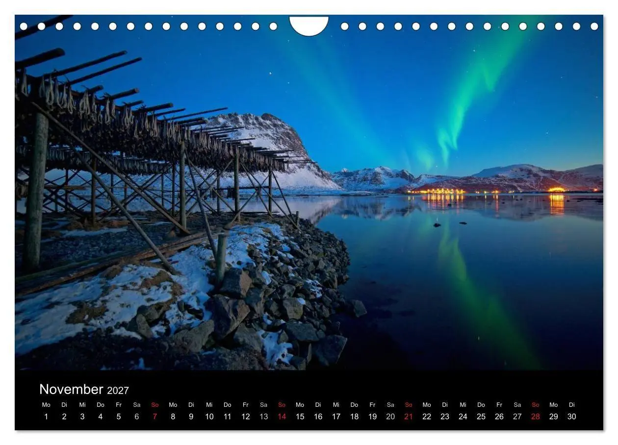Bild: 9783594212554 | Norwegen (Wandkalender 2027 DIN A4 quer), CALVENDO Monatskalender