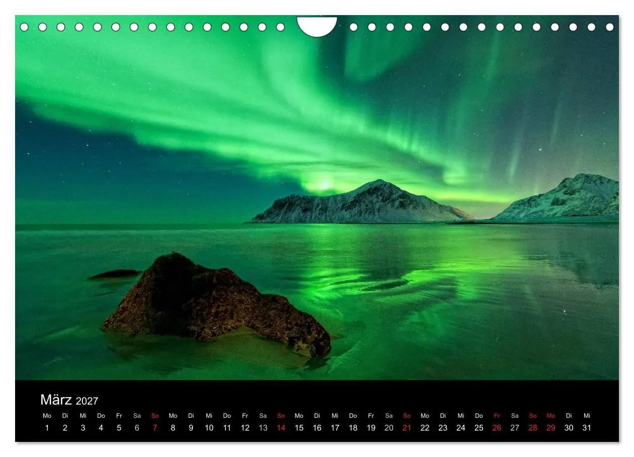 Bild: 9783594212554 | Norwegen (Wandkalender 2027 DIN A4 quer), CALVENDO Monatskalender