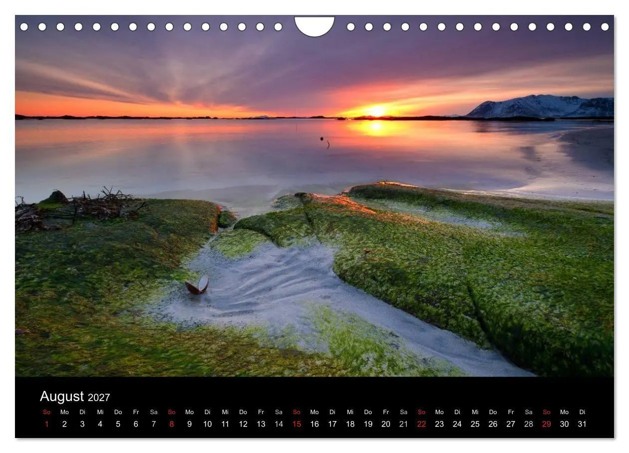 Bild: 9783594212554 | Norwegen (Wandkalender 2027 DIN A4 quer), CALVENDO Monatskalender