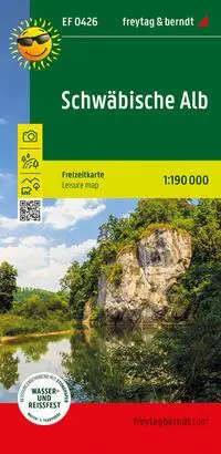 Cover: 9783707922554 | Schwäbische Alb, Freizeitkarte 1:190.000, freytag &amp; berndt | Berndt