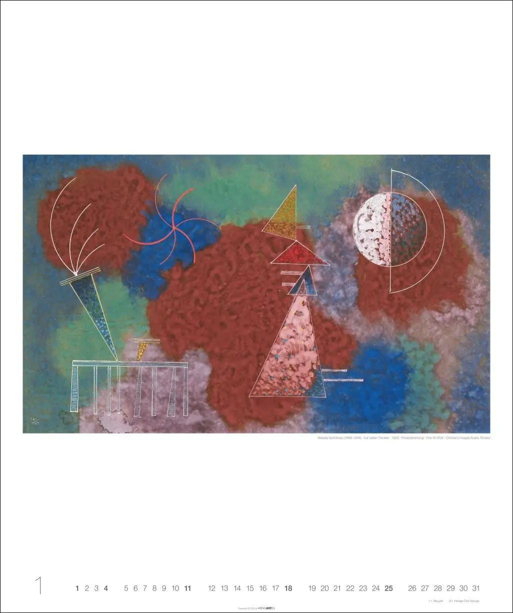 Bild: 9783839902554 | Wassily Kandinsky Edition Kalender 2026 | Wassily Kandinsky | Kalender