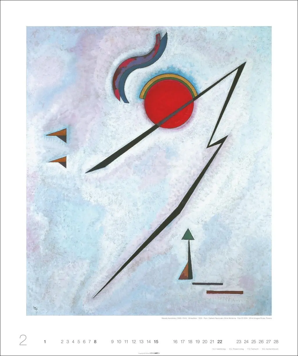 Bild: 9783839902554 | Wassily Kandinsky Edition Kalender 2026 | Wassily Kandinsky | Kalender