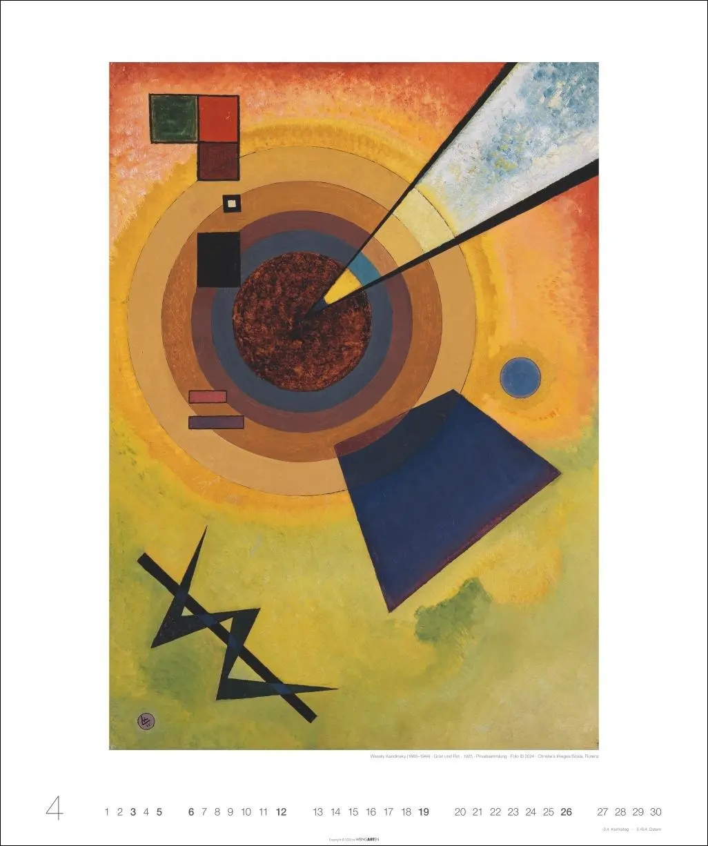 Bild: 9783839902554 | Wassily Kandinsky Edition Kalender 2026 | Wassily Kandinsky | Kalender