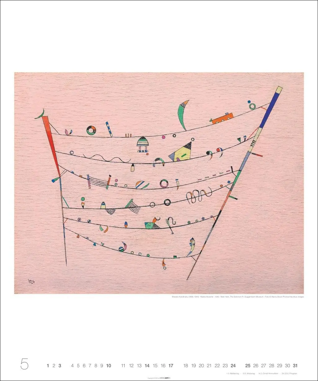Bild: 9783839902554 | Wassily Kandinsky Edition Kalender 2026 | Wassily Kandinsky | Kalender