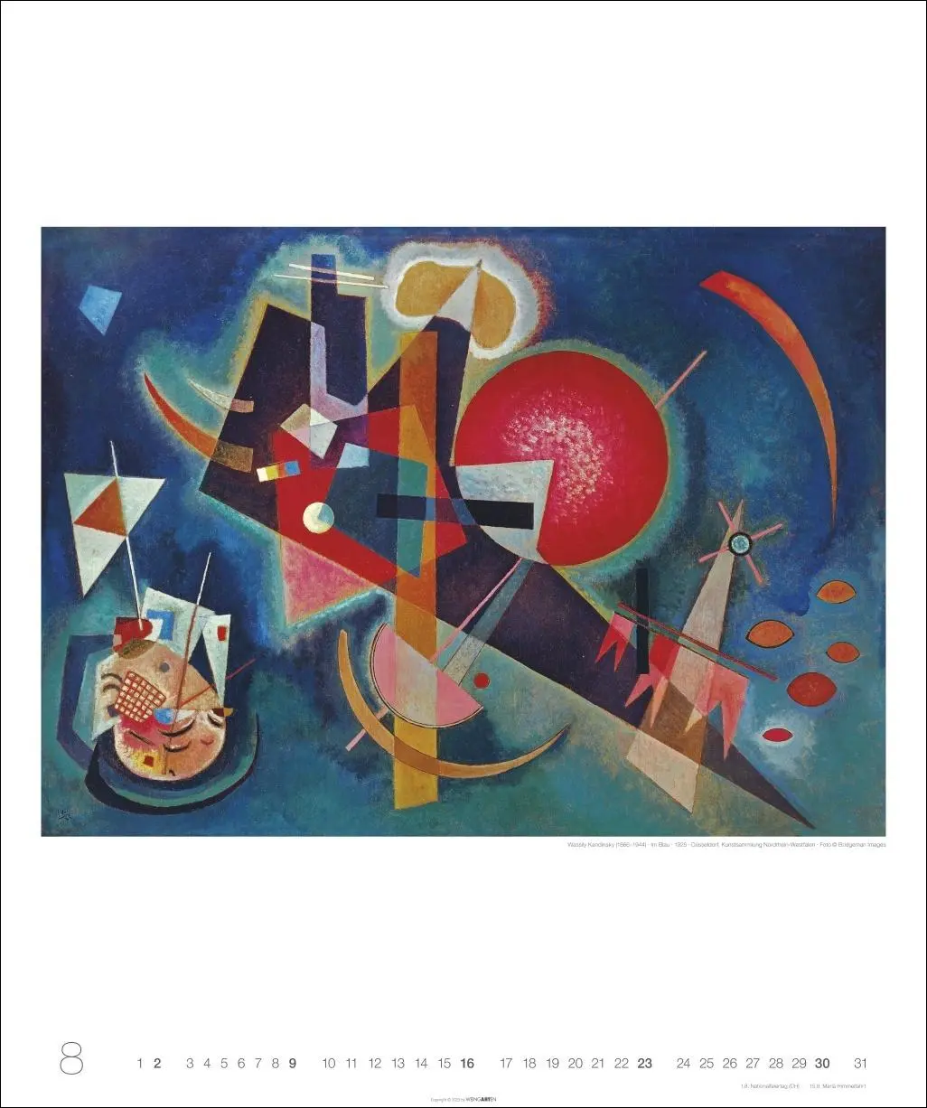 Bild: 9783839902554 | Wassily Kandinsky Edition Kalender 2026 | Wassily Kandinsky | Kalender