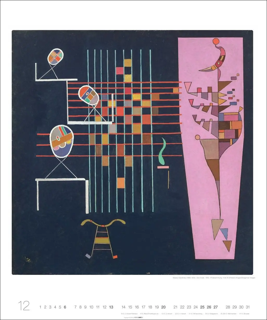 Bild: 9783839902554 | Wassily Kandinsky Edition Kalender 2026 | Wassily Kandinsky | Kalender