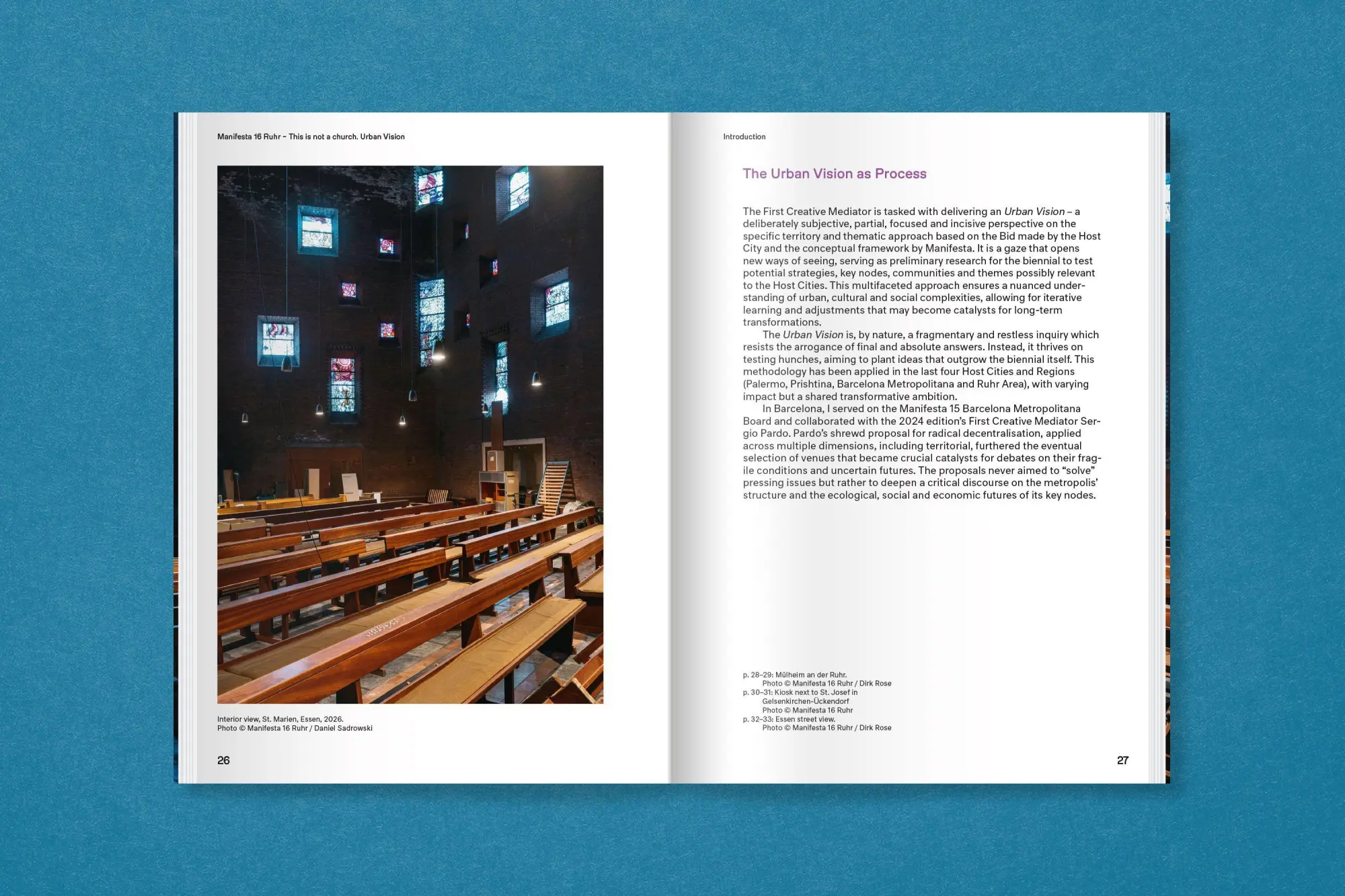 Bild: 9783987412554 | Manifesta 16 Ruhr: This is not a church | Urban Vision | Ruhr | Buch