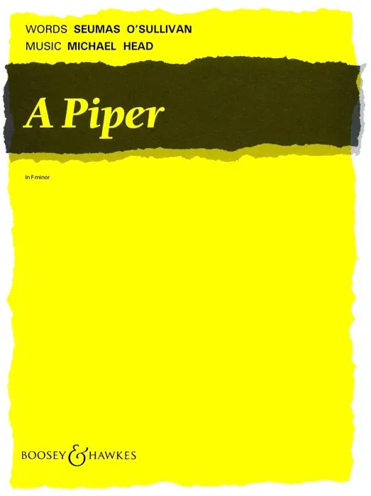 Cover: 9790060032554 | A Piper F Minor | Michael Head | Buch | Boosey and Hawkes