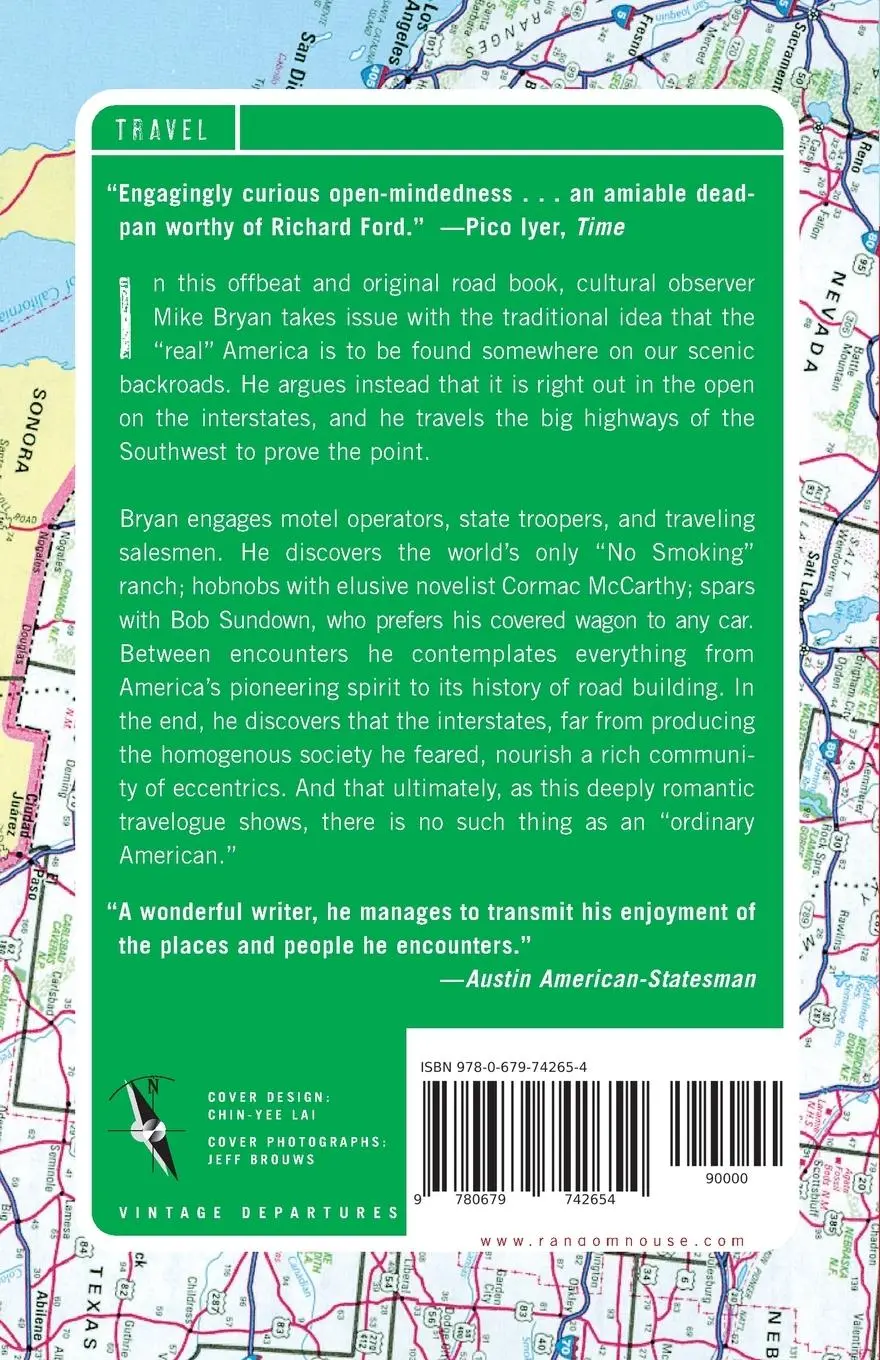 Rückseite: 9780679742654 | Uneasy Rider | The Interstate Way of Knowledge | Mike Bryan | Buch