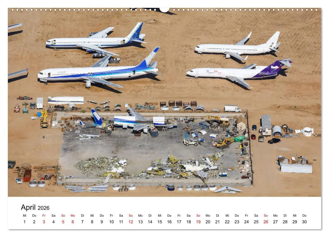 Bild: 9783457442654 | GROUNDED (hochwertiger Premium Wandkalender 2026 DIN A2 quer),...