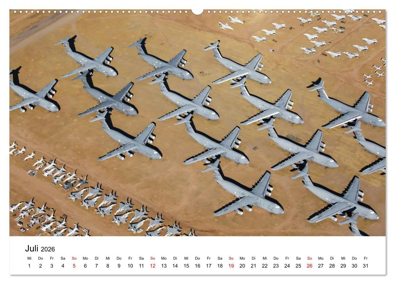 Bild: 9783457442654 | GROUNDED (hochwertiger Premium Wandkalender 2026 DIN A2 quer),...