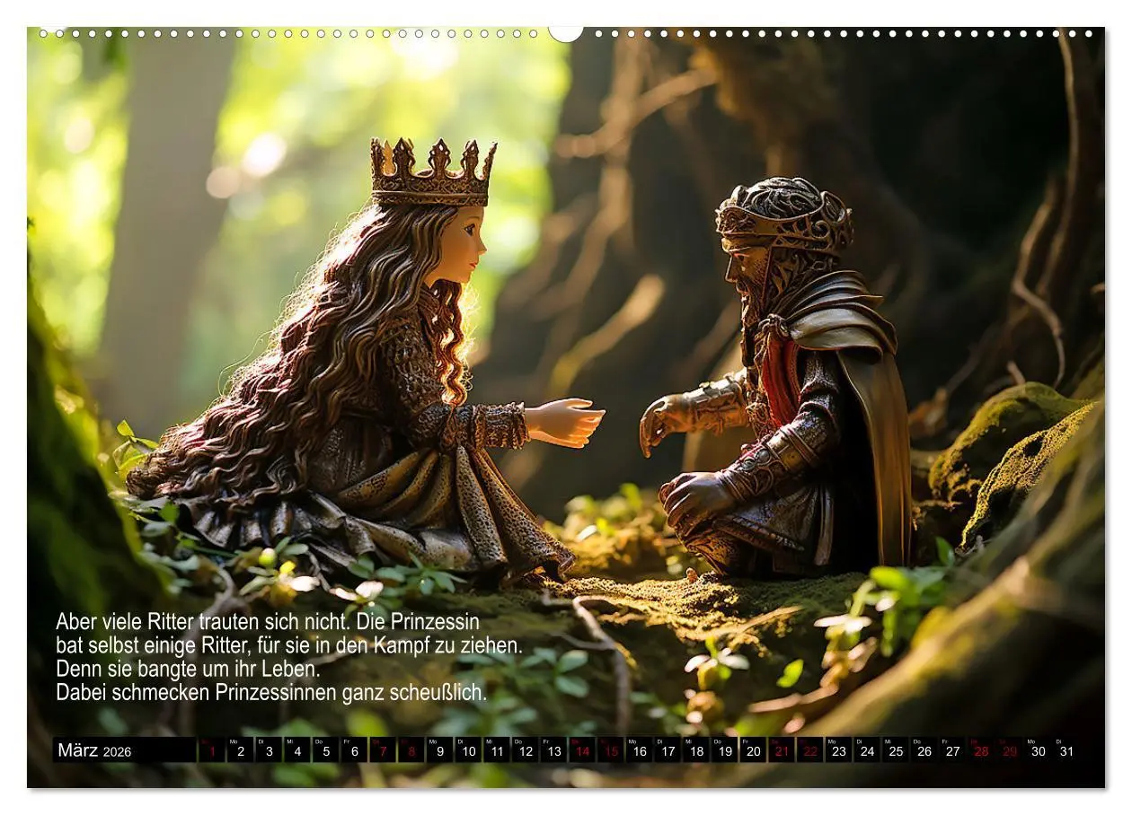 Bild: 9783457512654 | Eine seltsame Drachengeschichte (hochwertiger Premium Wandkalender...
