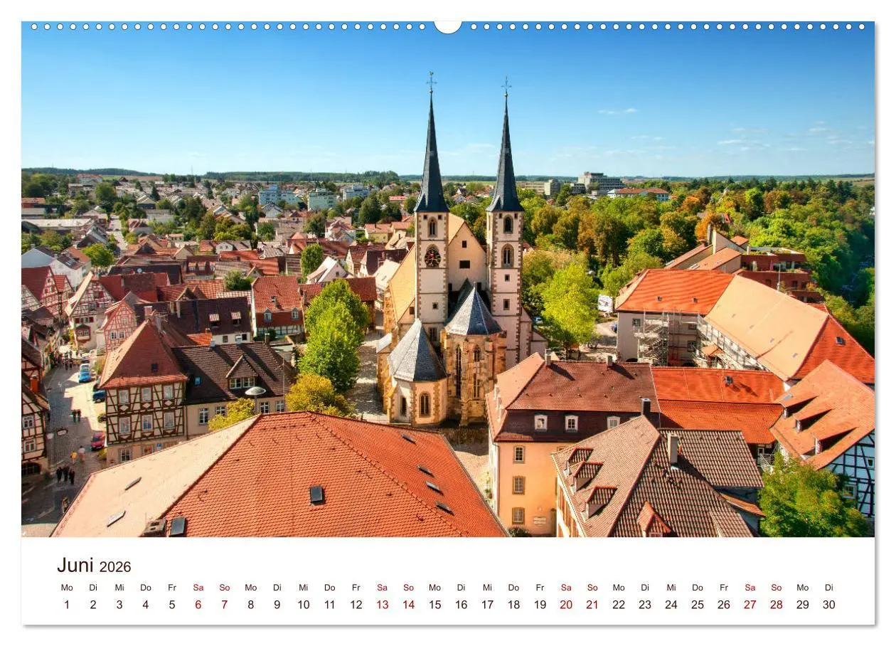 Bild: 9783457682654 | Bad Wimpfen. (hochwertiger Premium Wandkalender 2026 DIN A2 quer),...