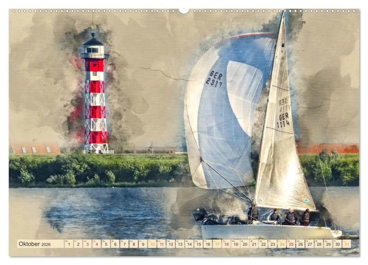 Bild: 9783457752654 | Ich liebe Segeln (hochwertiger Premium Wandkalender 2026 DIN A2...