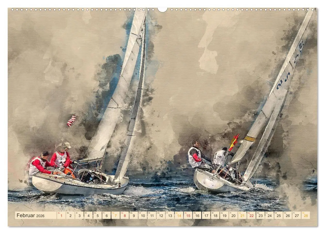 Bild: 9783457752654 | Ich liebe Segeln (hochwertiger Premium Wandkalender 2026 DIN A2...