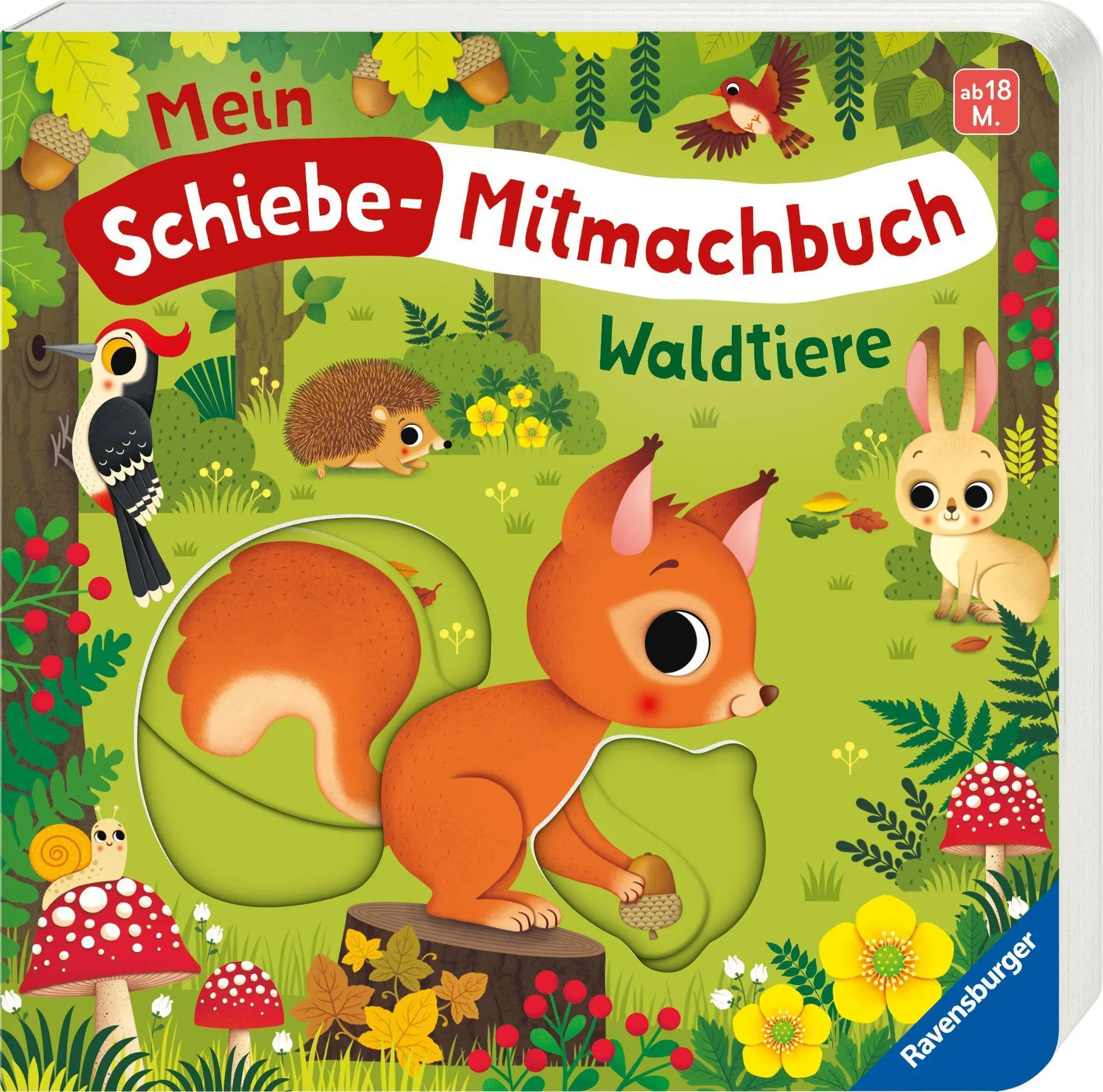 Bild: 9783473422654 | Mein Schiebe-Mitmachbuch - Waldtiere | Bernd Penners | Buch | 12 S.