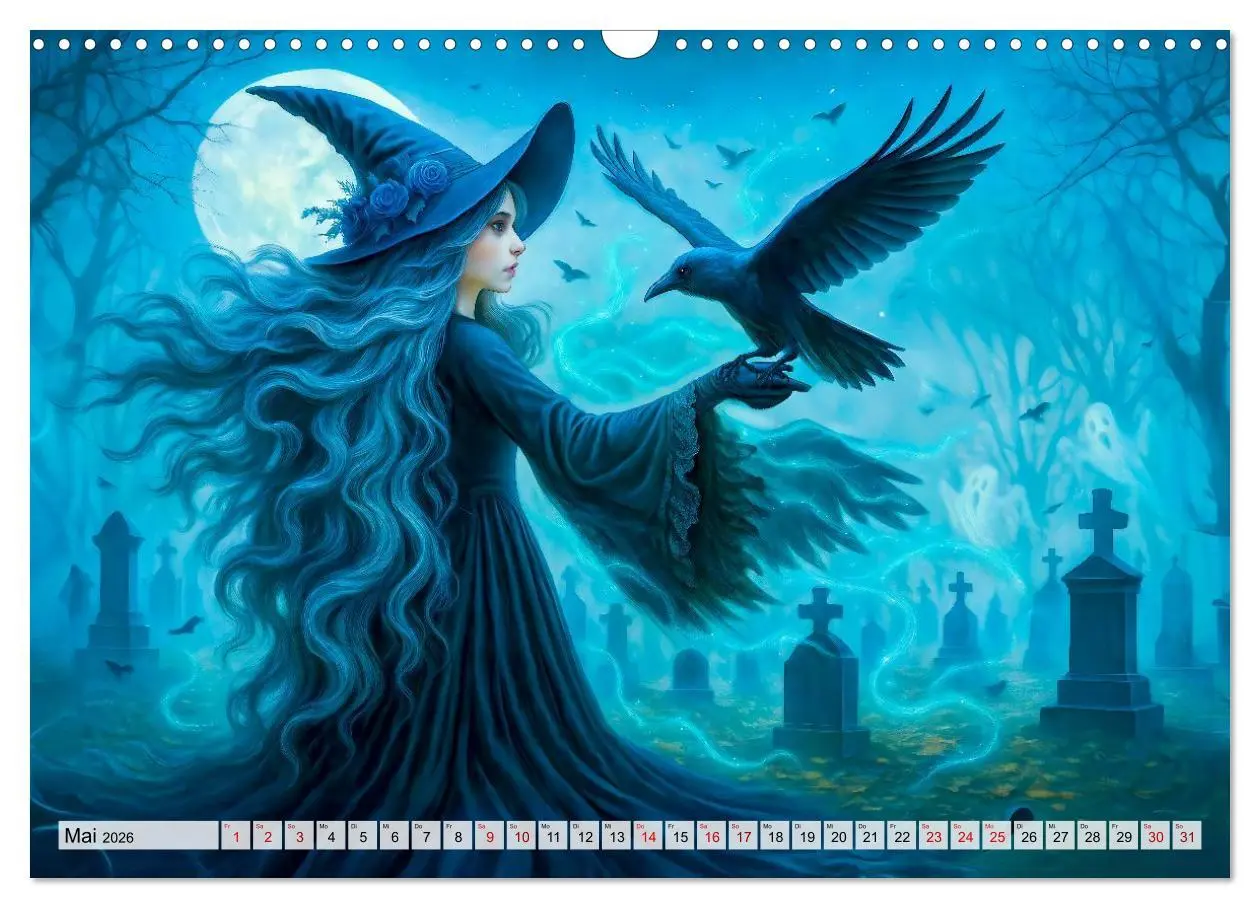 Bild: 9783516602654 | Mystische Hexen - Magische Frauen und finstere Nächte (Wandkalender...
