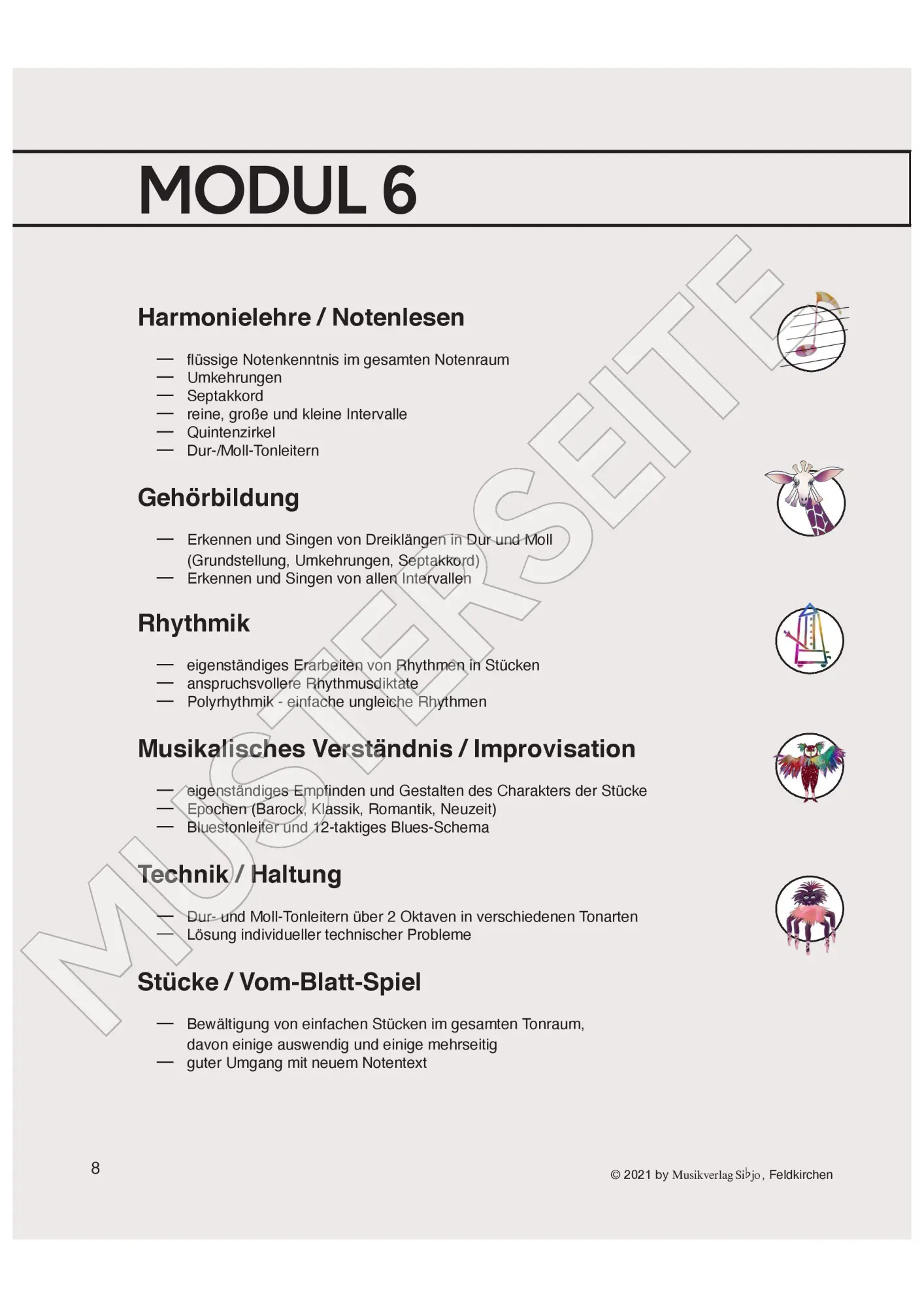 Bild: 9790900012654 | Klavierschule OH! Modul 6 | Lernkonzept in 6 Modulen | Johanna Aae