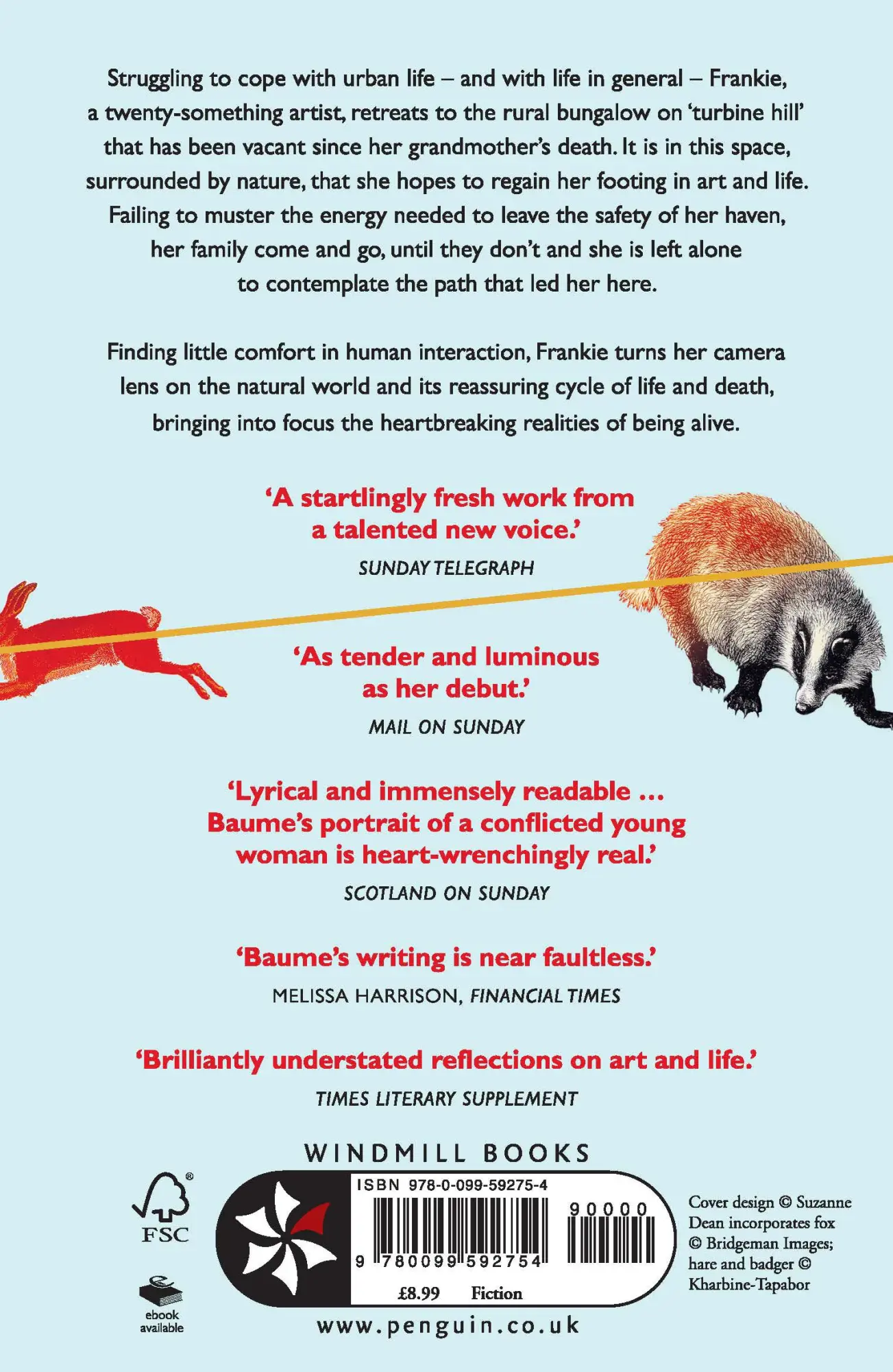 Rückseite: 9780099592754 | A Line Made By Walking | Sara Baume | Taschenbuch | 320 S. | Englisch