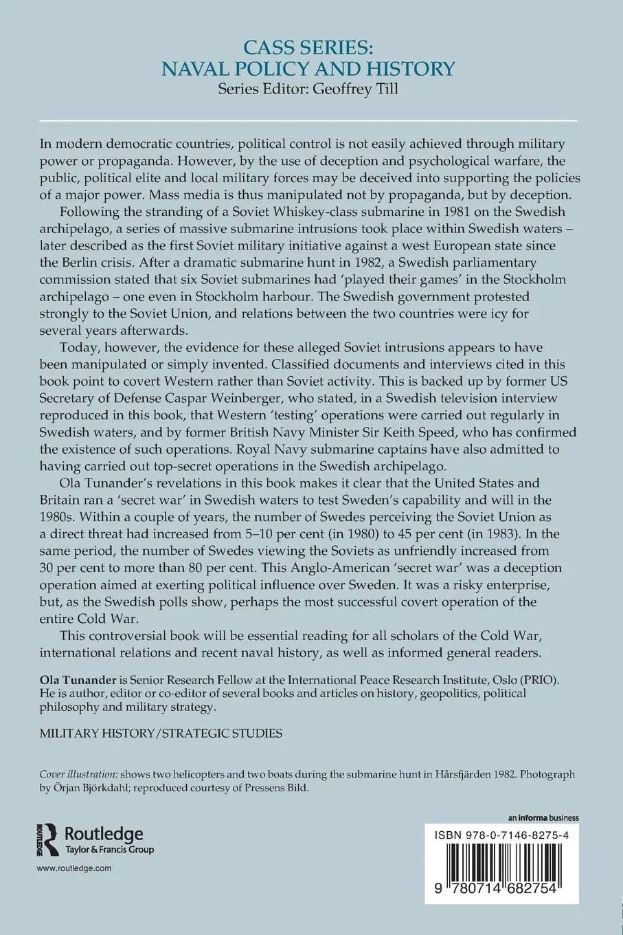 Rückseite: 9780714682754 | The Secret War Against Sweden | Ola Tunander | Taschenbuch | Englisch
