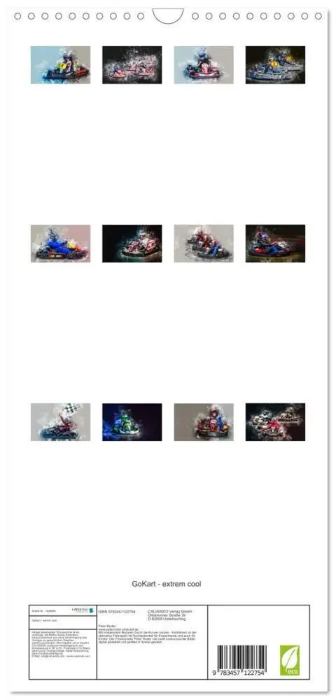Bild: 9783457122754 | Familienplaner 2025 - GoKart - extrem cool mit 5 Spalten...
