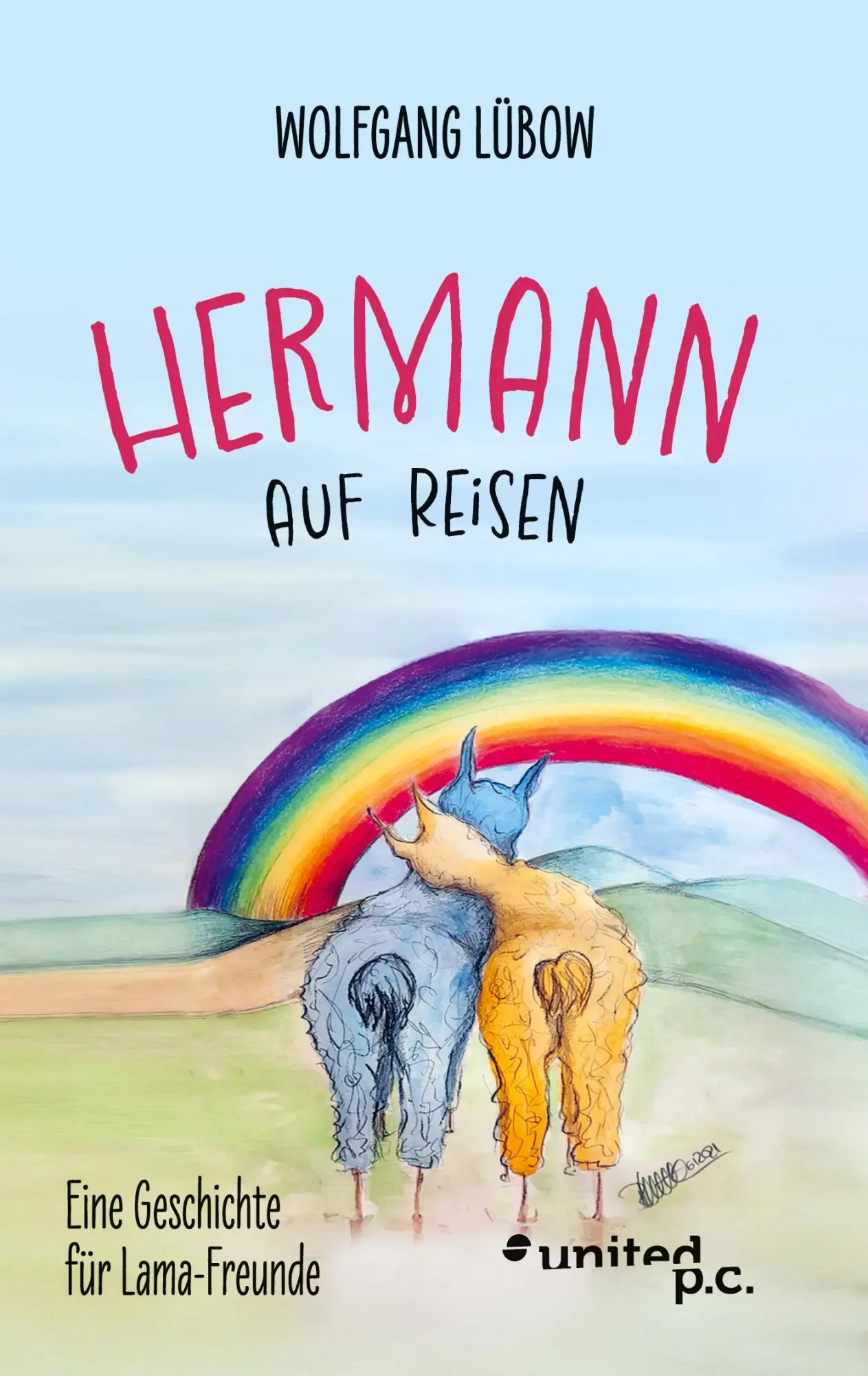 Cover: 9783710322754 | Hermann auf Reisen | Eine Geschichte für Lama-Freunde | Wolfgang Lübow