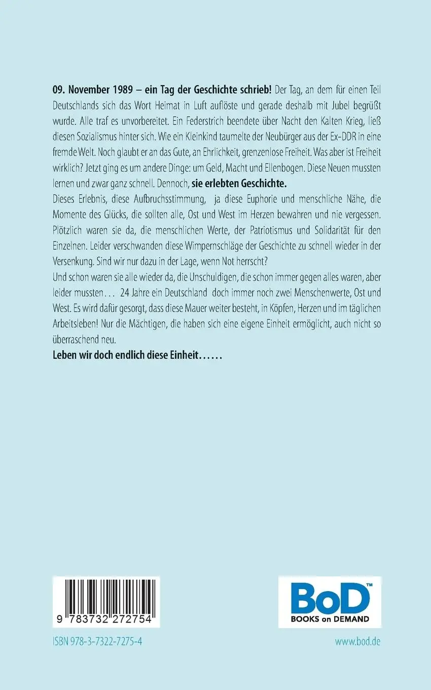 Rückseite: 9783732272754 | Wendemodell Deutschland | M. E. Naumann | Taschenbuch | Paperback