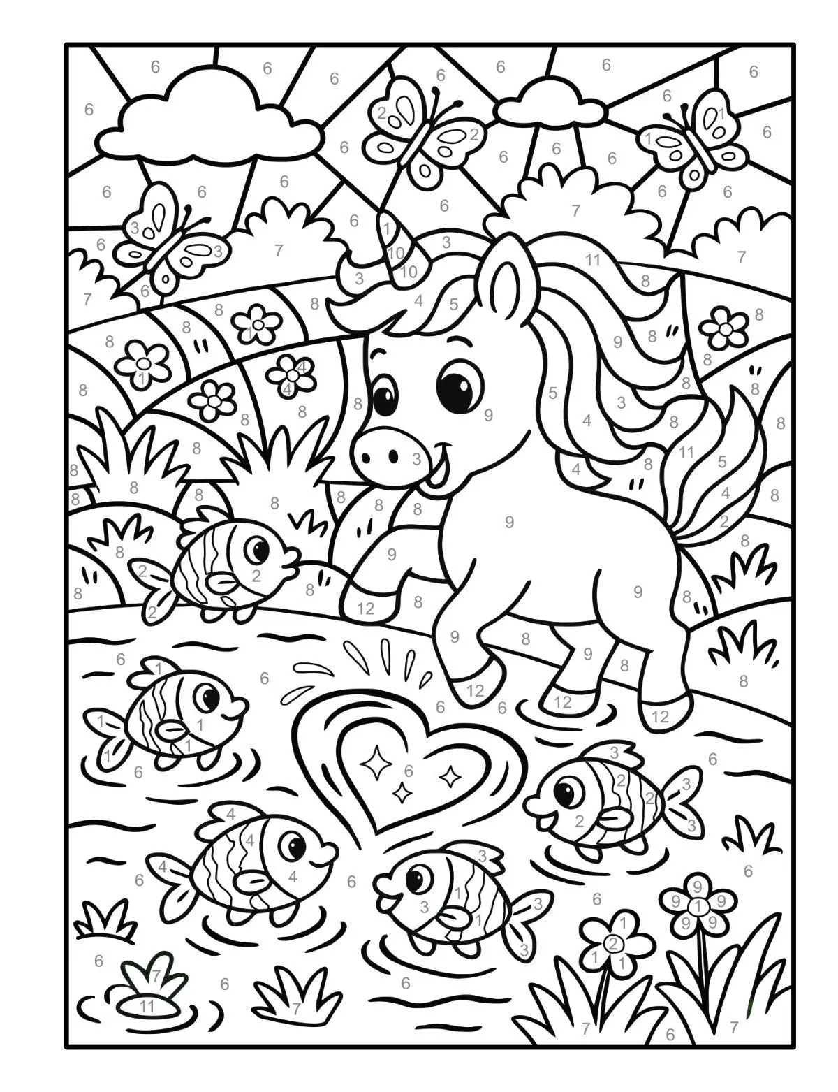 Bild: 9783986572754 | Malen nach Zahlen Einhorn Malbuch für Kinder ab 5-7 Jahren | Müller