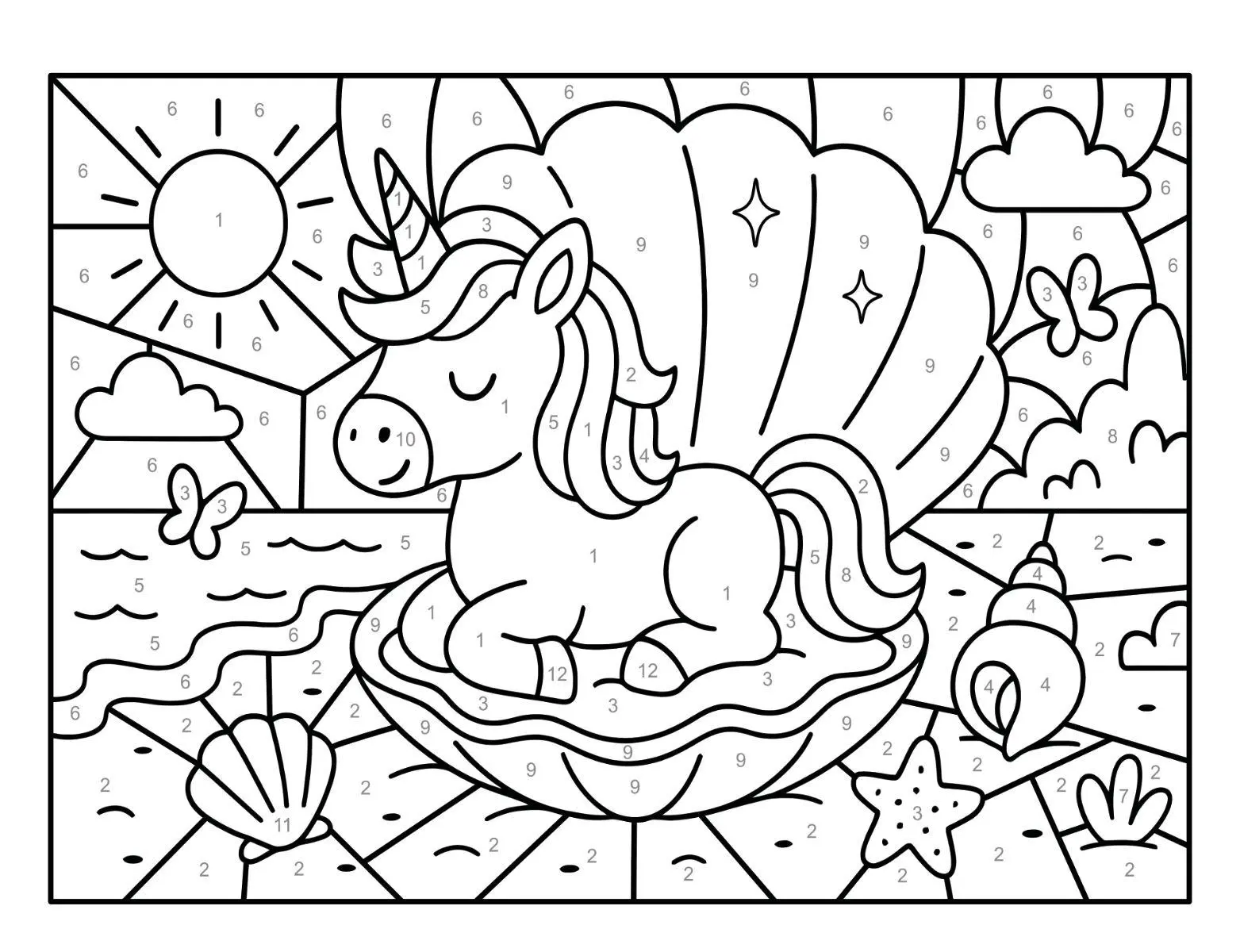Bild: 9783986572754 | Malen nach Zahlen Einhorn Malbuch für Kinder ab 5-7 Jahren | Müller