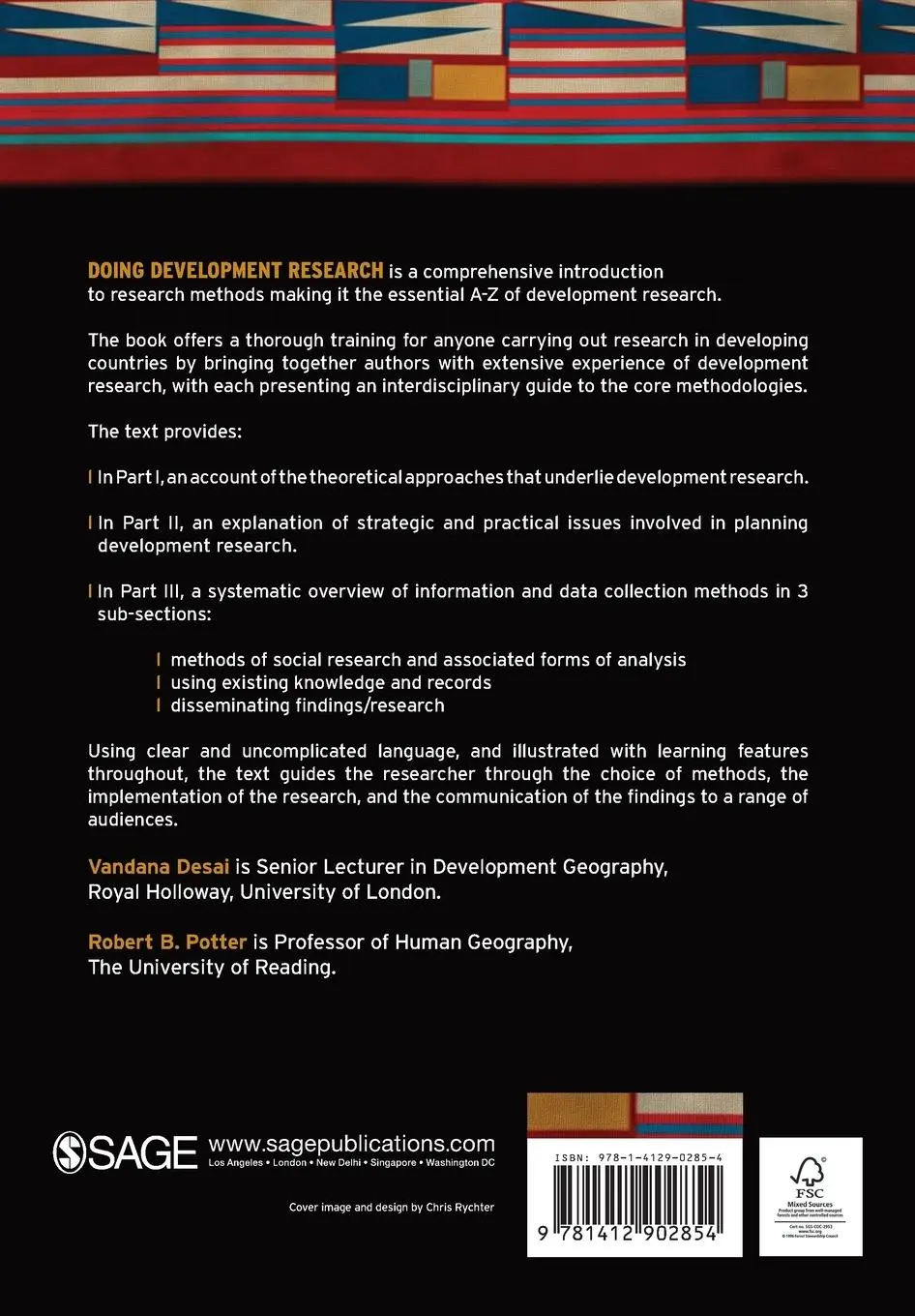 Rückseite: 9781412902854 | Doing Development Research | Vandana Desai (u. a.) | Taschenbuch