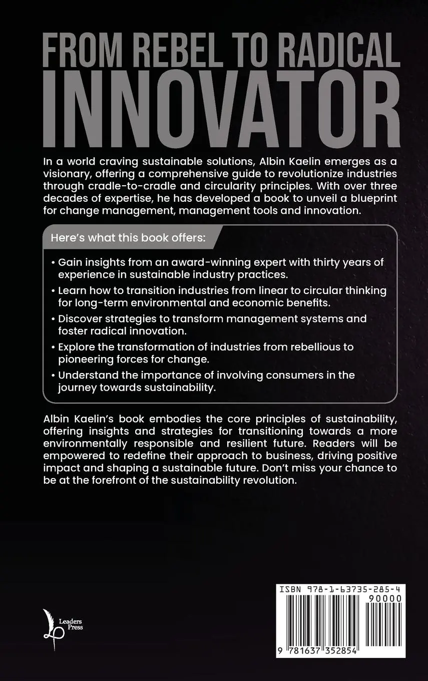 Rückseite: 9781637352854 | From Rebel to Radical Innovator | Albin Kaelin | Buch | Englisch