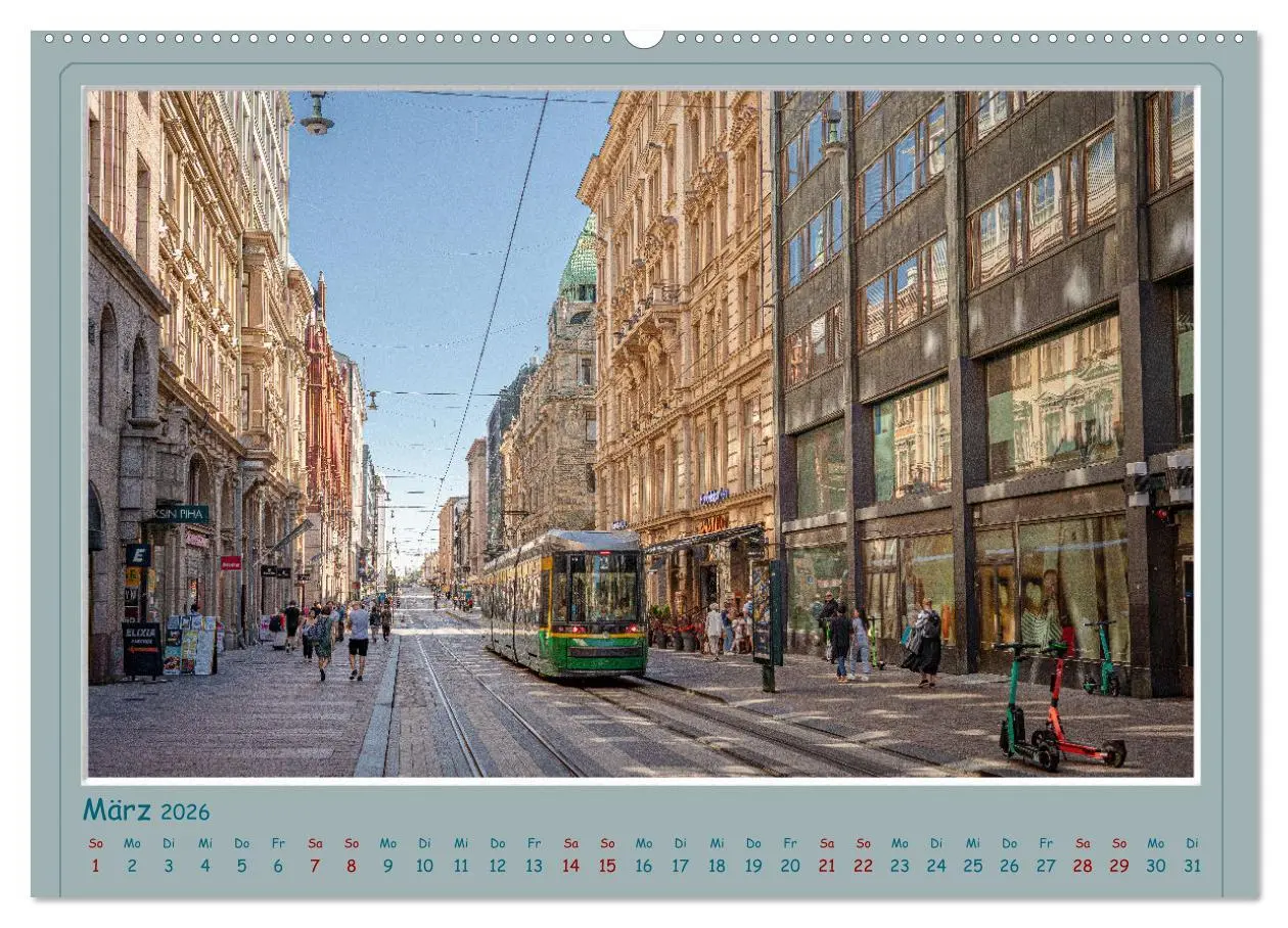 Bild: 9783457422854 | HELSINKI CITY (hochwertiger Premium Wandkalender 2026 DIN A2 quer),...