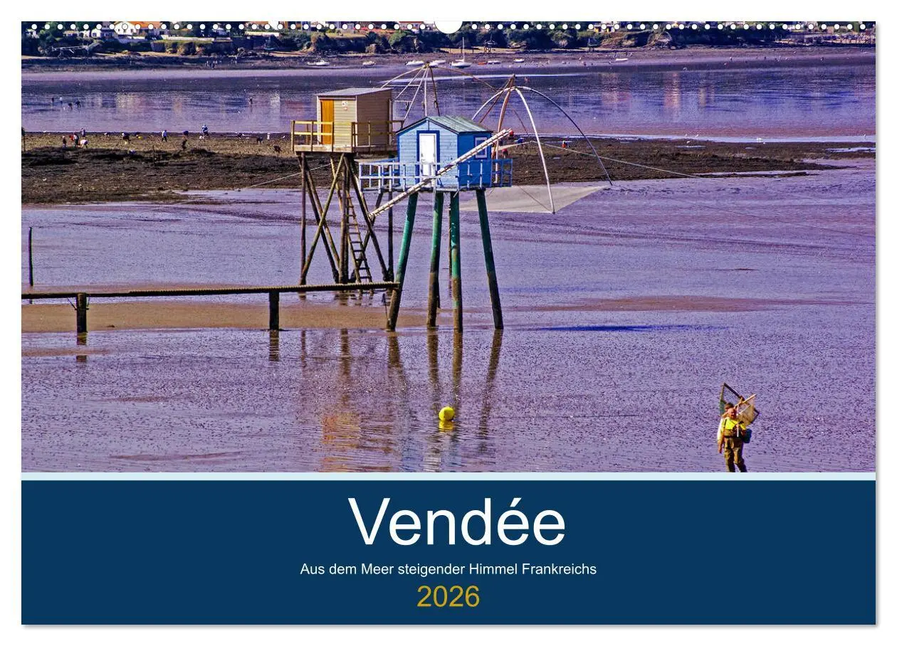 Cover: 9783457802854 | Vendée Aus dem Meer steigender Himmel Frankreichs (Wandkalender...