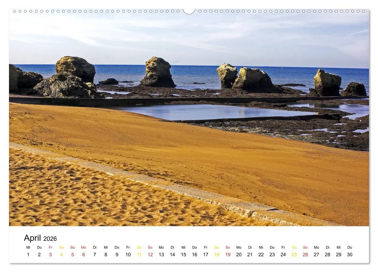 Bild: 9783457802854 | Vendée Aus dem Meer steigender Himmel Frankreichs (Wandkalender...