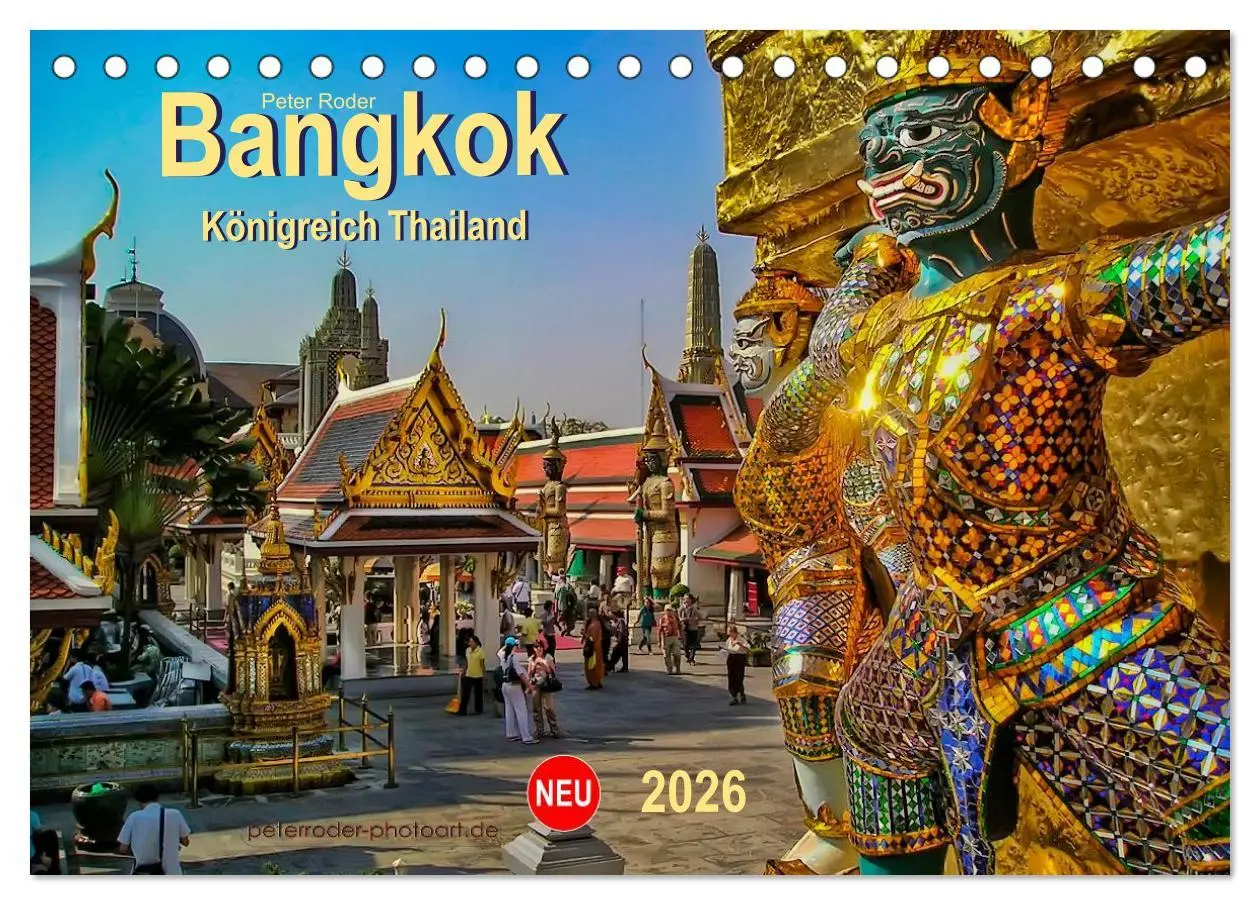 Cover: 9783457972854 | Bangkok - Königreich Thailand (Tischkalender 2026 DIN A5 quer),...