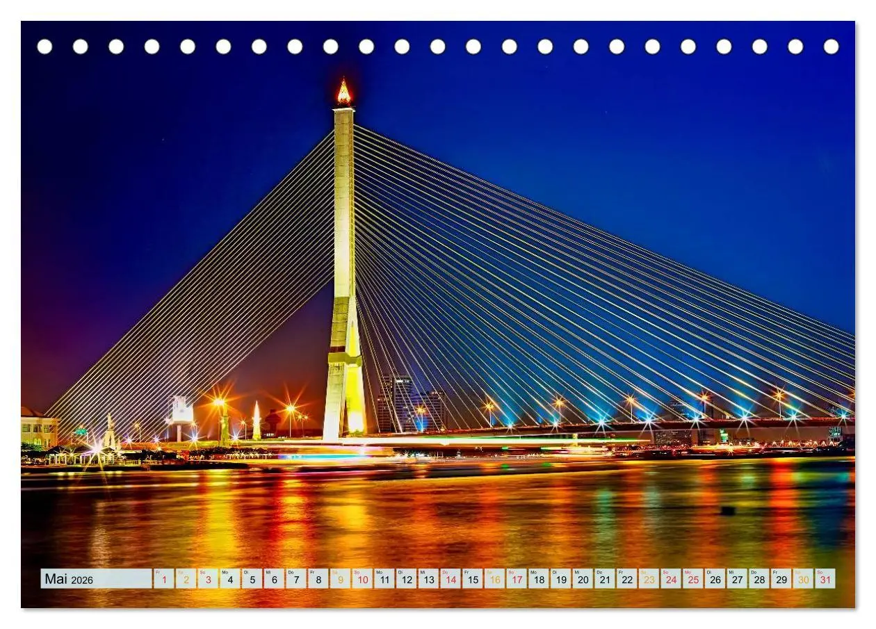 Bild: 9783457972854 | Bangkok - Königreich Thailand (Tischkalender 2026 DIN A5 quer),...