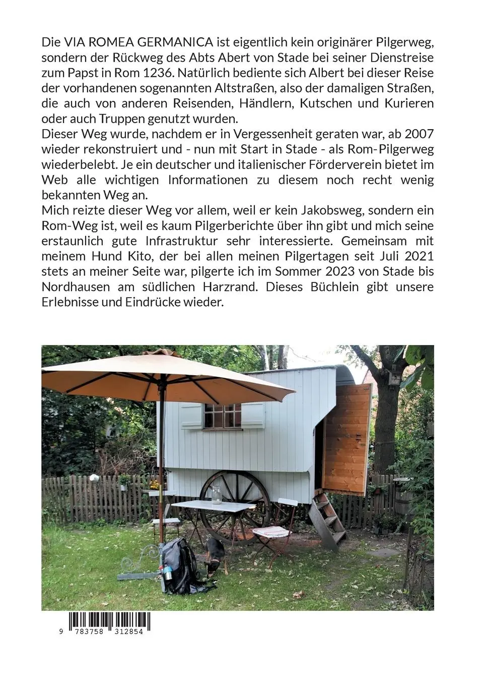 Rückseite: 9783758312854 | Via Romea Germanica (I) | Christian Hottas | Taschenbuch | Paperback