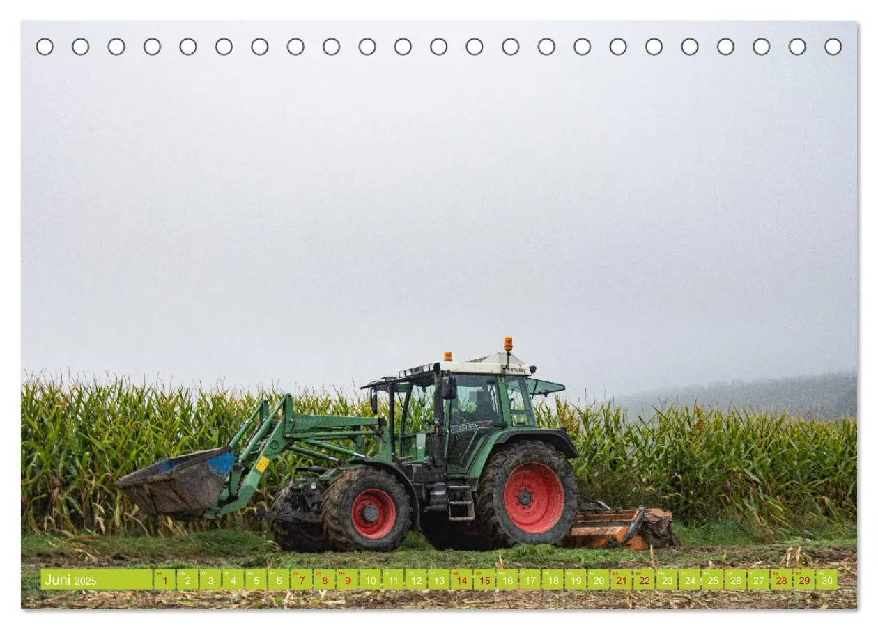 Bild: 9783435182954 | Landwirtschaft - Maisernte (Tischkalender 2025 DIN A5 quer),...
