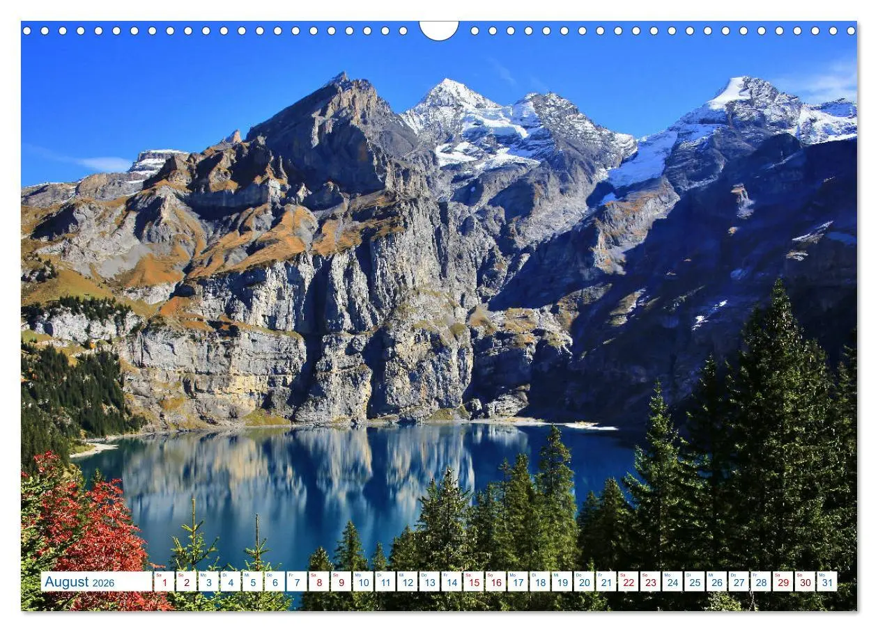 Bild: 9783457892954 | Schweizer Bergblicke (Wandkalender 2026 DIN A3 quer), CALVENDO...