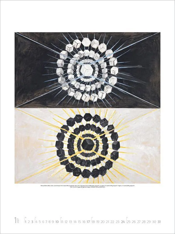 Bild: 9783819302954 | Hilma af Klint 2027 | Verlag Korsch | Kalender | 14 S. | Deutsch