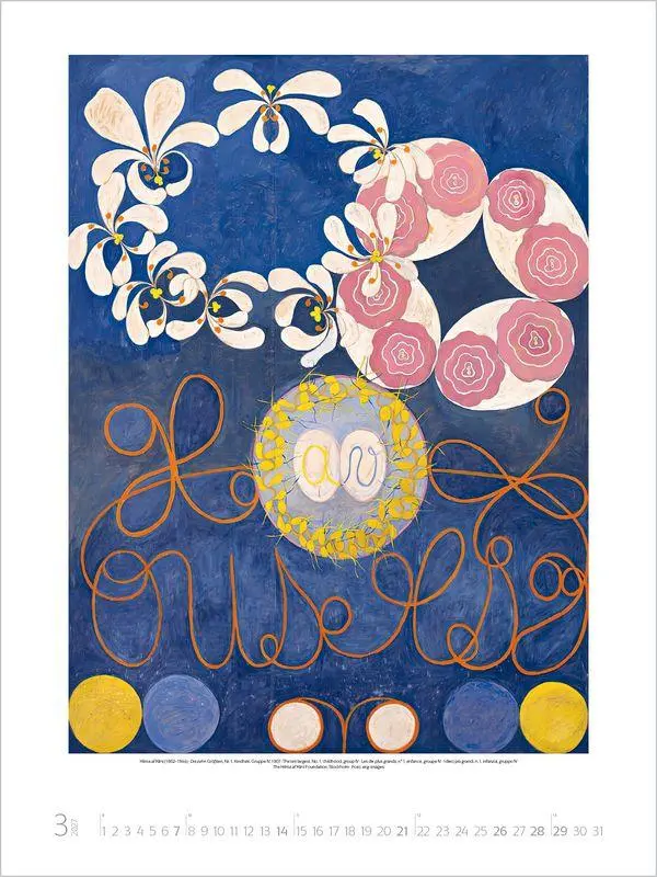 Bild: 9783819302954 | Hilma af Klint 2027 | Verlag Korsch | Kalender | 14 S. | Deutsch