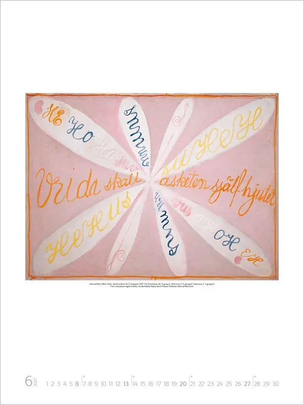 Bild: 9783819302954 | Hilma af Klint 2027 | Verlag Korsch | Kalender | 14 S. | Deutsch